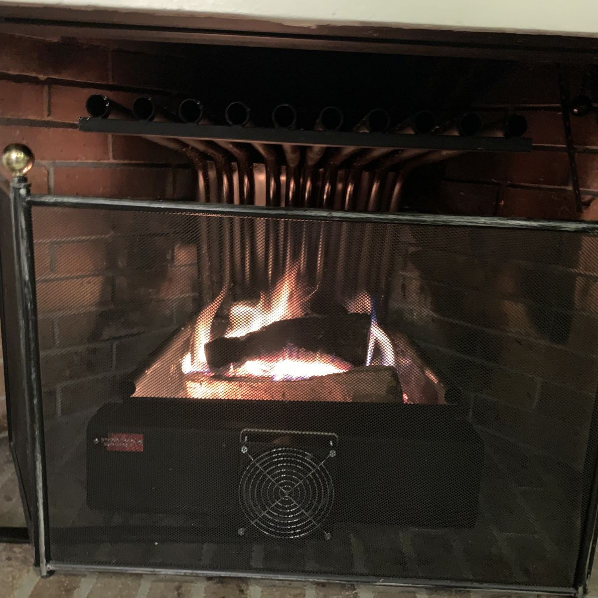 TGR Tapered Fireplace Grate Heater Burning Hearth