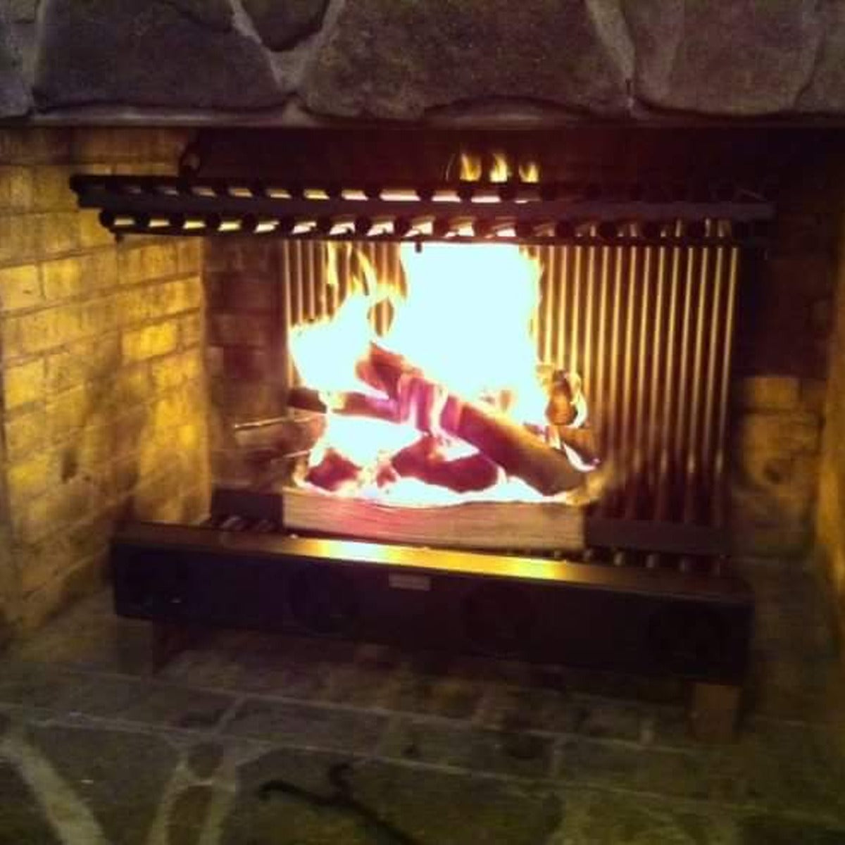 Featured Fireplace Grate Heaters Burning Hearth