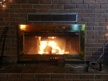 Small 1Q Cube Fireplace Insert (for use with existing glass doors) tubular blower fireplace grate heat exchanger