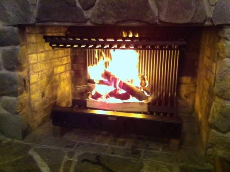 Our totally tubular hastyheat fireplace grate blows our socks off.