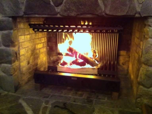 Our totally tubular hastyheat fireplace grate blows our socks off.