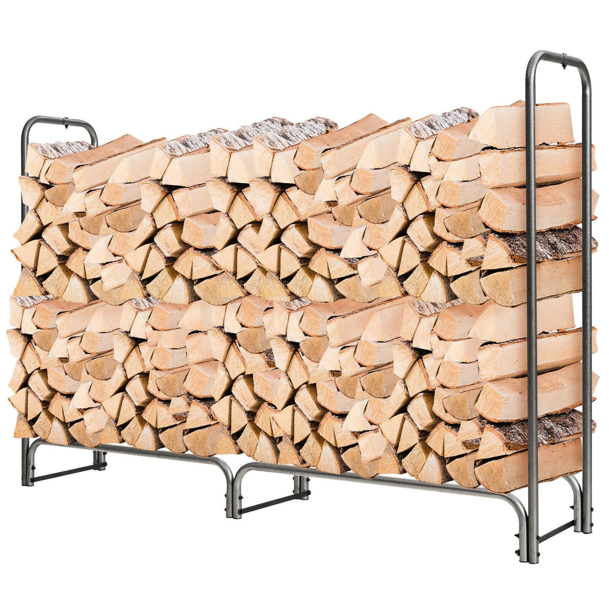 4 Feet/5 Feet/6 Feet/8 Feet Firewood Storage Log Rack
