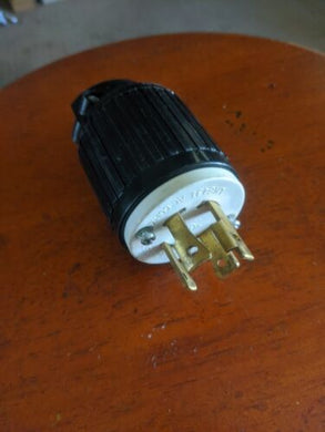 Generator Turn Locking Male Plug Twist Lock L14-30P 30A 125/250V L1 L2