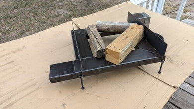 24DS24D Double SidedFireplace Grate Heat Exchanger Tube Blower Hot A