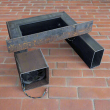 Assembled Left handed
Simple and effective. Just treat it like a cast iron pan and rub it down with cooking oil when not in use. Over time and use it will form a natural gun blue patina with the heat of the fire.