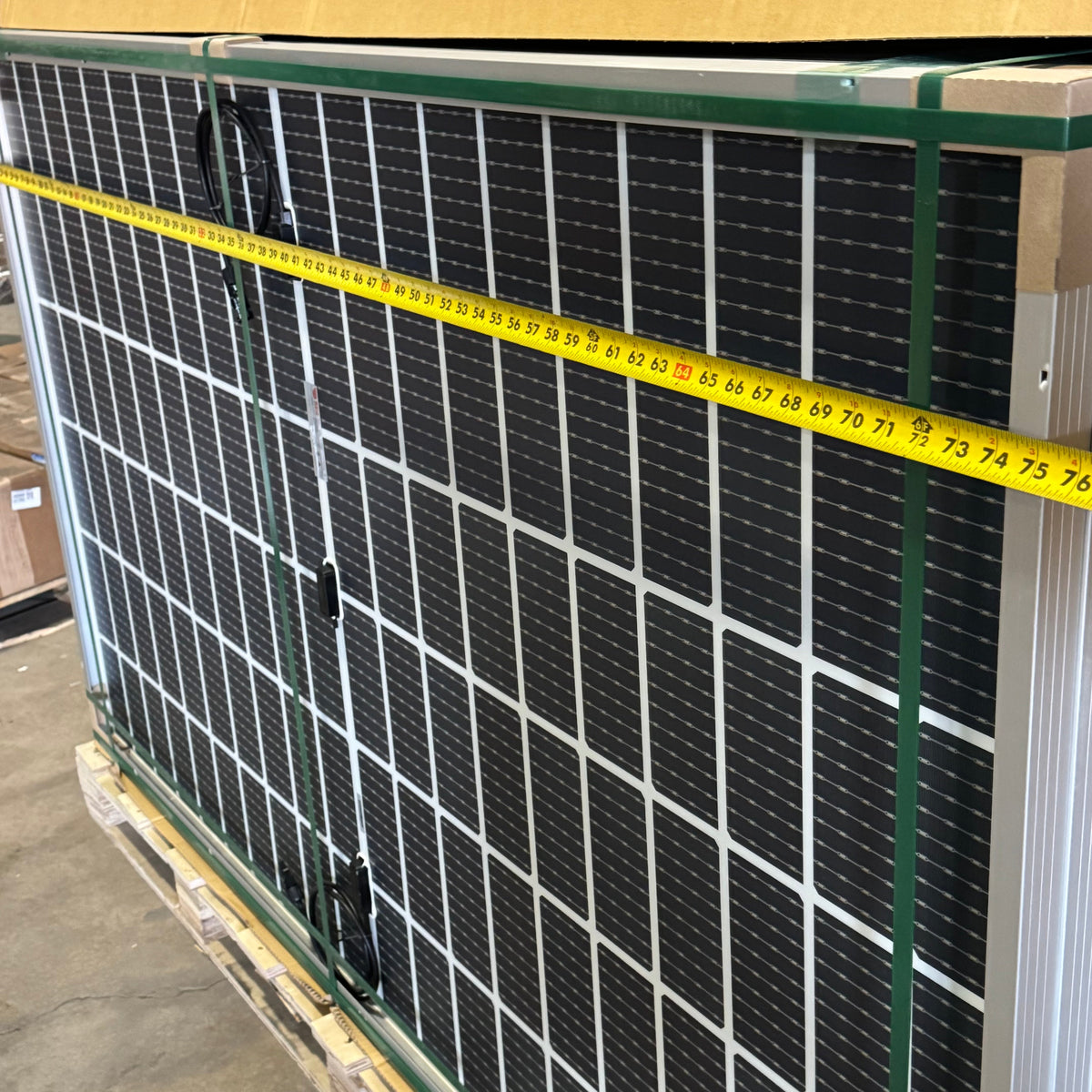 SEG SOLAR Photovoltaic Solar Panel Module Black 460W 75" L x 45" H x 1.5" W SEG-460-BMB-TB