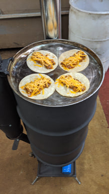 CHP-SBS COMPLETE Small Barrel Gravity Fed Wood Pellet Rocket Stove Non Electric FAR Infrared Heater