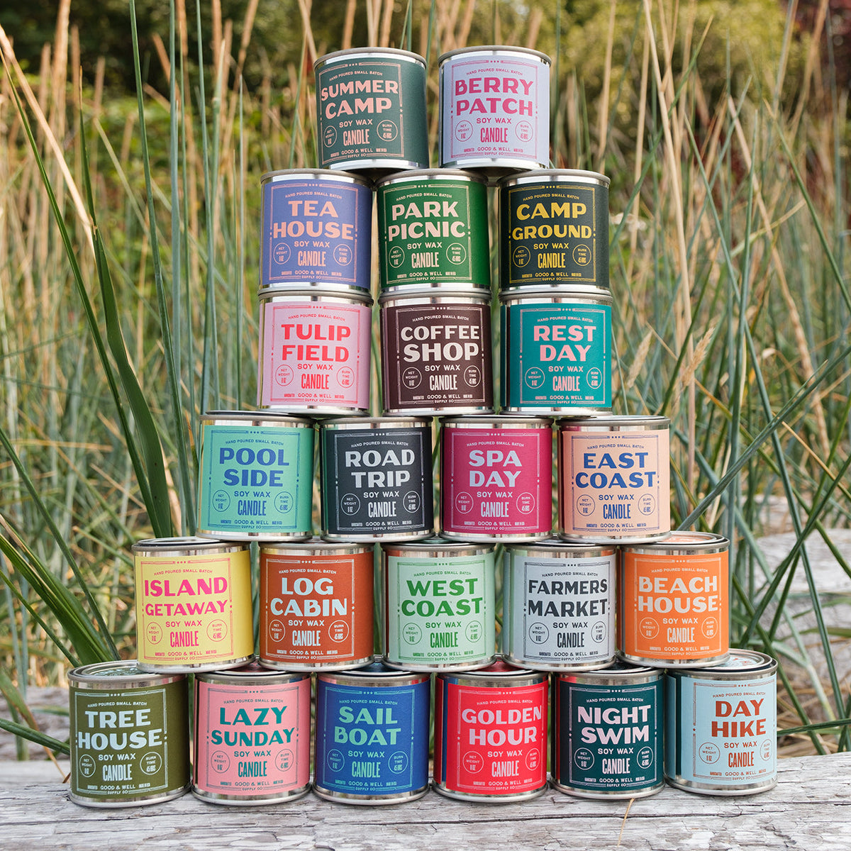 Log Cabin Soy Candle