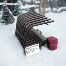 14TGR 14~24TD Tapered Fireplace Grate Heat Exchanger with Blower