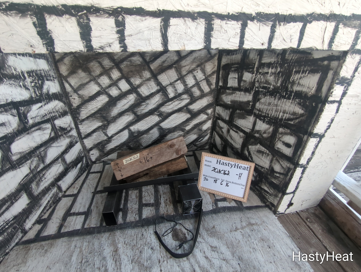 HTH Long Lasting Durable Heavy Duty Fireplace Grate, many sizes avaliable for the very best fit, blows heated air warming your home.