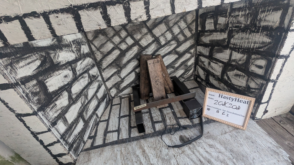 HTH Long Lasting Durable Heavy Duty Fireplace Grate, many sizes avaliable for the very best fit, blows heated air warming your home.