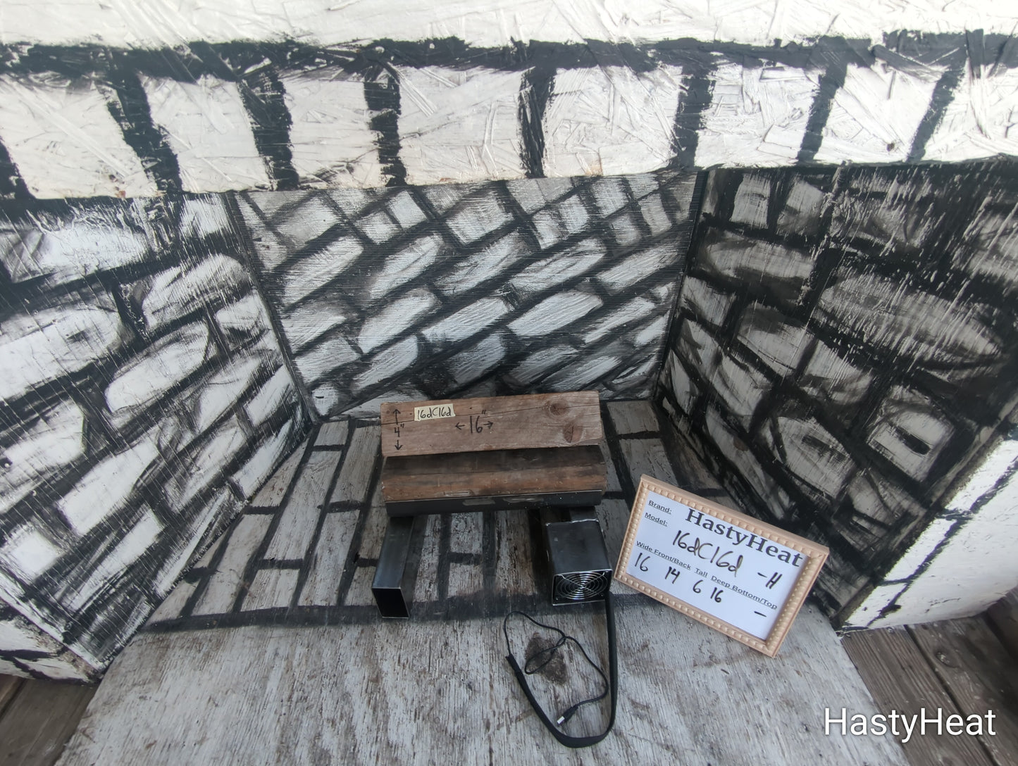 HTH Long Lasting Durable Heavy Duty Fireplace Grate, many sizes avaliable for the very best fit, blows heated air warming your home.