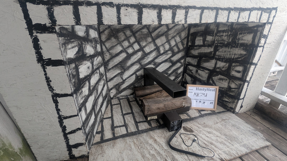 HTH Long Lasting Durable Heavy Duty Fireplace Grate, many sizes avaliable for the very best fit, blows heated air warming your home.