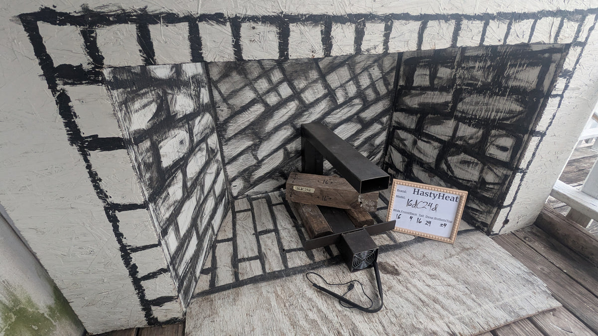 HTH Long Lasting Durable Heavy Duty Fireplace Grate, many sizes avaliable for the very best fit, blows heated air warming your home.