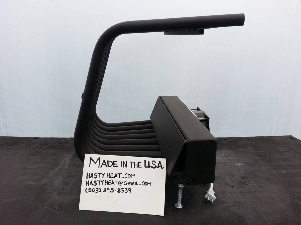 16TGR Small Tapered Fireplace Grate Heater Heat Exchanger Blower