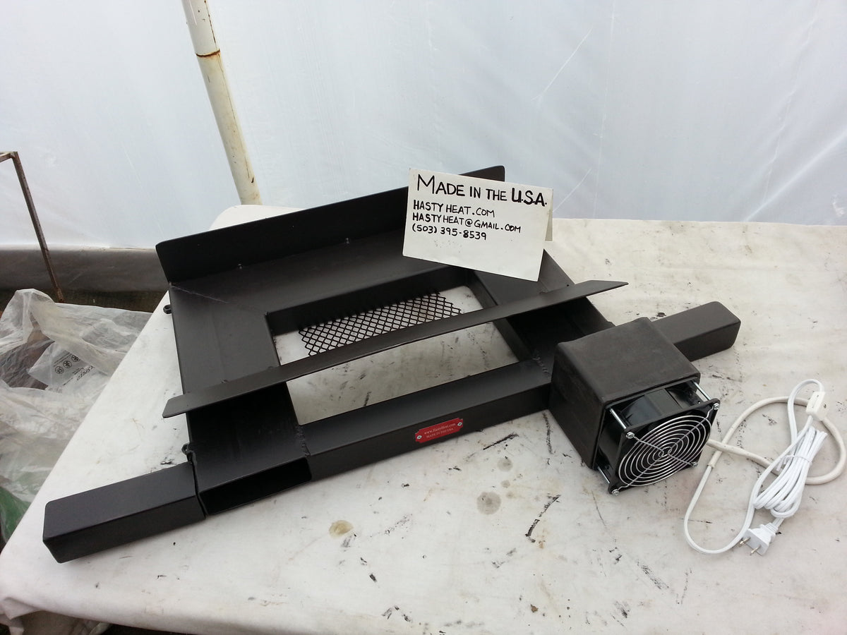 141Q Tiny Cube Fireplace Insert (for use with glass doors) Fireplace Grate Heater Heat Exchanger Blower