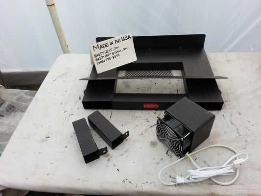 Tiny 1Q Cube Kamineinsatz (zur Verwendung mit vorhandenen Glastüren), rohrförmiger Kamingebläse-Kaminrost-Wärmetauscher