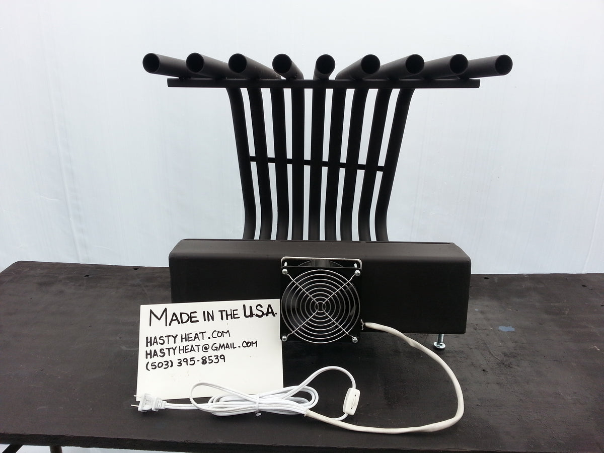 20TGR 20" Wide Tapered Fireplace Grate Heater Heat Exchanger Blower