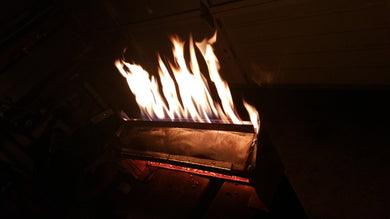 30WPB Wood Pellet Basket Ribbon of Fire, Fireplace Grate Heater Heat Exchanger Heatilator