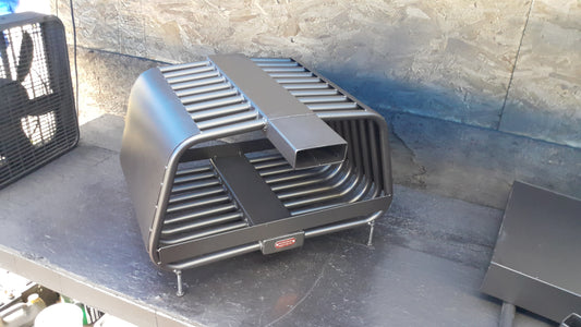 24RC 24~44W14~24T (36") RIB CAGE, doppelseitiger Kaminrost-Wärmetauscher mit Gebläse