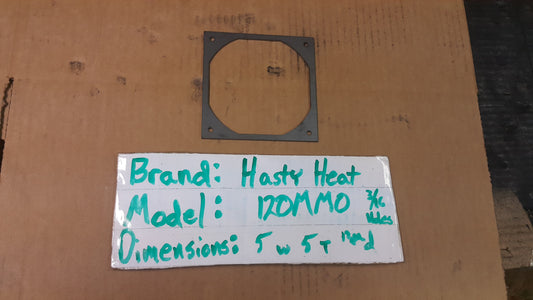 10X 120MM Laser cut AC DC 120 mm fan weldable mounting plate 10 pc option