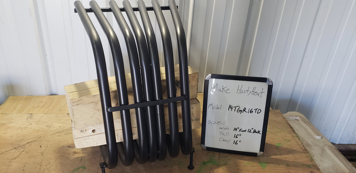 14TGR 14~24TD Tapered Fireplace Grate Heat Exchanger with Blower