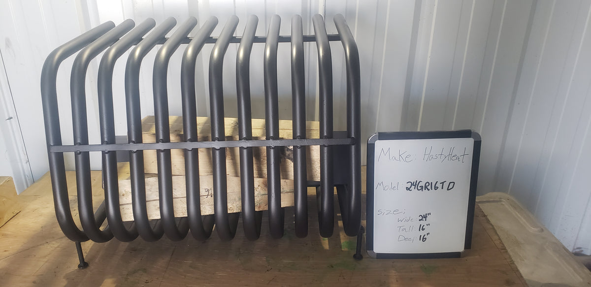 24GR Large Fireplace Grate Heater Heat Exchanger Blower