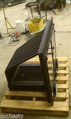 CFI - Custom Fireplace Insert, Fireplace Heat Exchanger, With Ceramic Glass Fireplace Doors