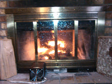 Medium 1Q Cube Fireplace Insert (for use with existing glass doors) tubular blower heat exchanger