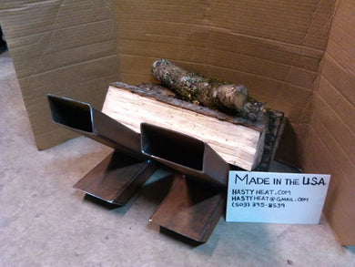 V for Victory Fireplace Fire Dogs