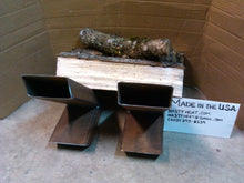 V for Victory Fireplace Fire Dogs