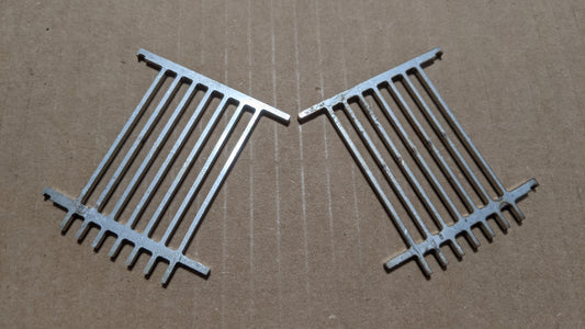 LPG Stainless Steel Laser cut Pellet Grate Replacement (Pair)